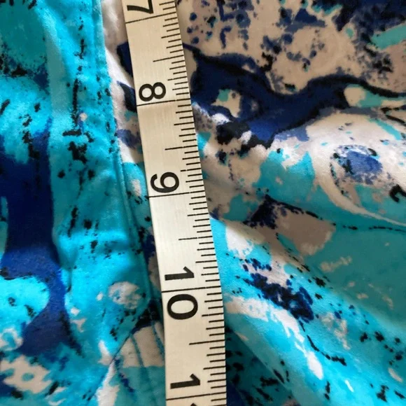 Peck & Peck Blue and White Cotton Blend Jeans 6 - Picture 4 of 5